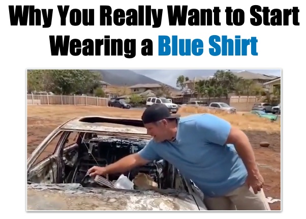 Why You Really Want to Start Wearing a Blue Shirt