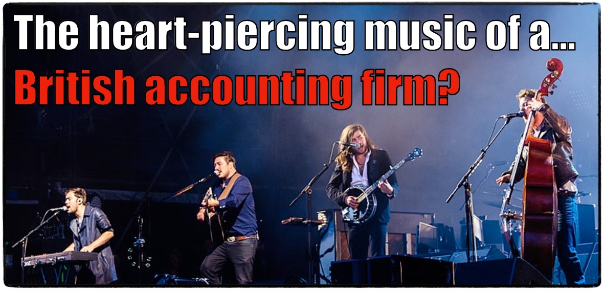 The heart-piercing music of a... <br/>British accounting firm?