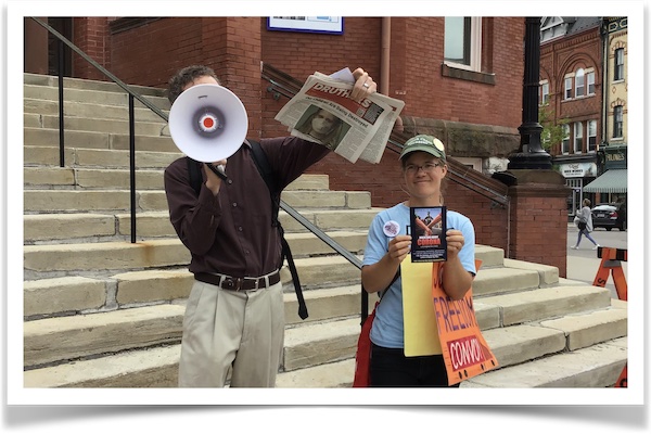 John Manley and Julie Fleischauer, Stratford City Hall