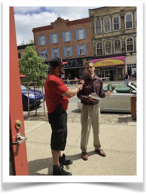 Druthers News interviewing John Manley about Much Ado About Corona