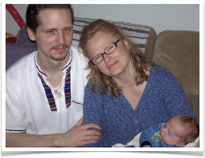 John and Nicole Manley, with newborn Jonah, Stratford, Ontario