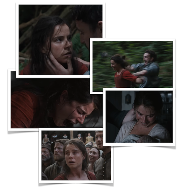 Jessie Buckley in Hamnet