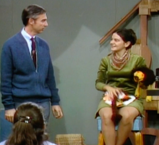 Mr. Rogers and Susan Linn” style=