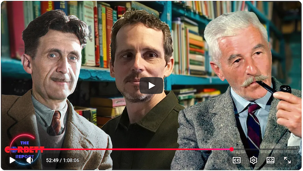 John C.A. Manley with George Orwell and Aldous Huxley