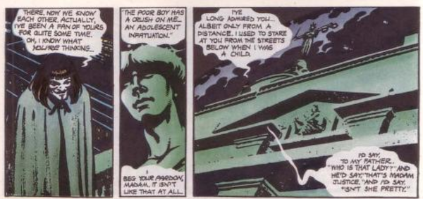 V for Vendetta and Lady Justice