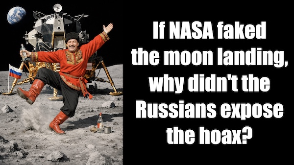 Russian dancing on the moon