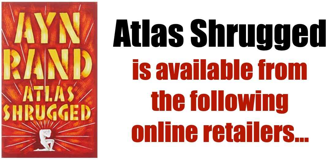 Atlast Shrugged is available from the following online retailers