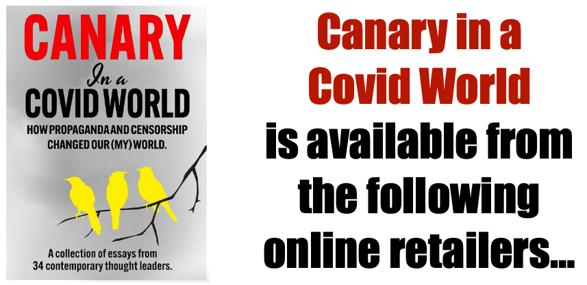 Canary in a Covid World is available from the following online retailers