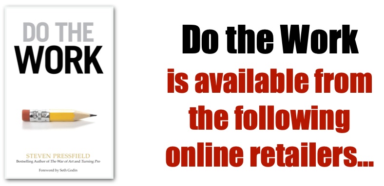 Do the Work is available from the following online retailers