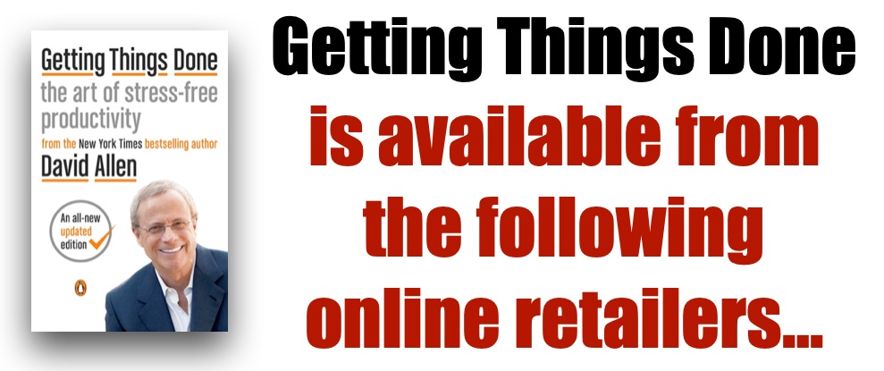 Getting Things Done is available from the following online retailers