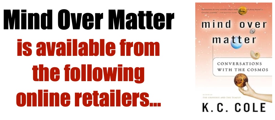 Mind Over Matter is available from the following online retailers