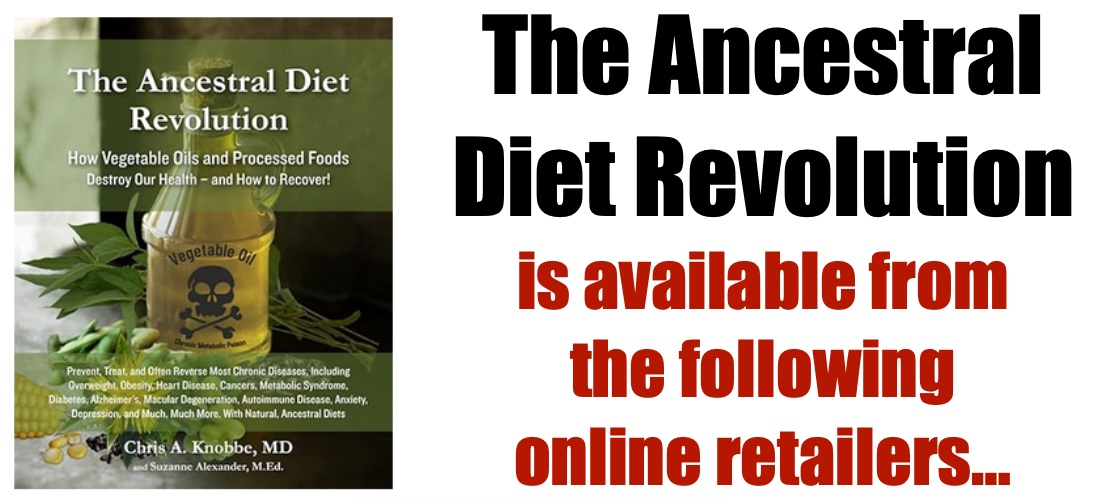 The Ancestral Diet Revolution is available from the following online retailers