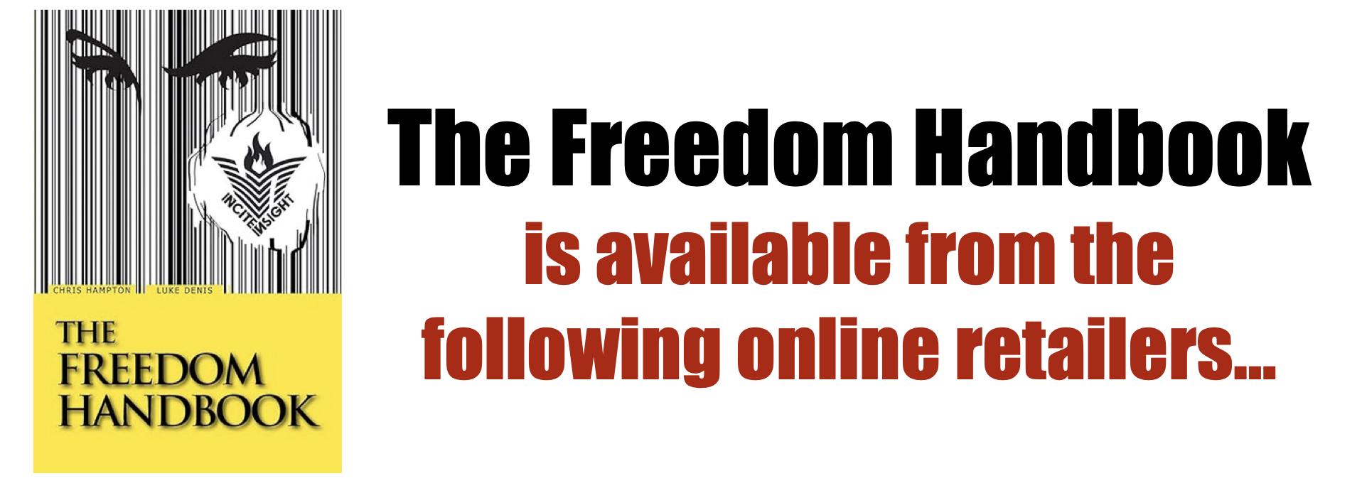 The Freedom Handbook is available from the following online retailers
