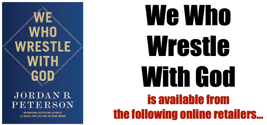 We Who Wrestle With God is available from the following online retailers